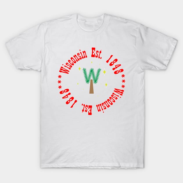 Wisconsin Lover T-Shirt by Indimoz